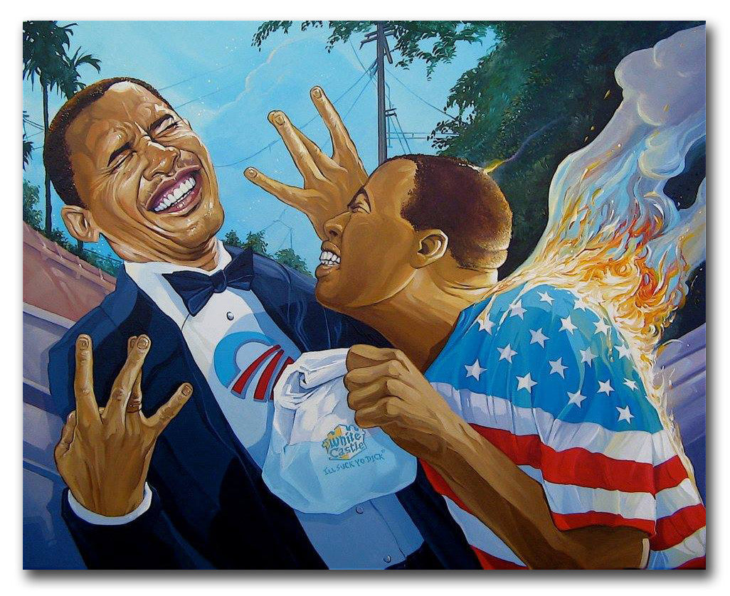 DAVE MACDOWELL - Straight Out of Kenya  - Painting