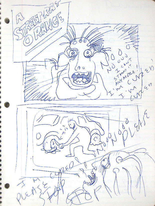 DANIEL JOHNSTON - "Street Rat Orange"