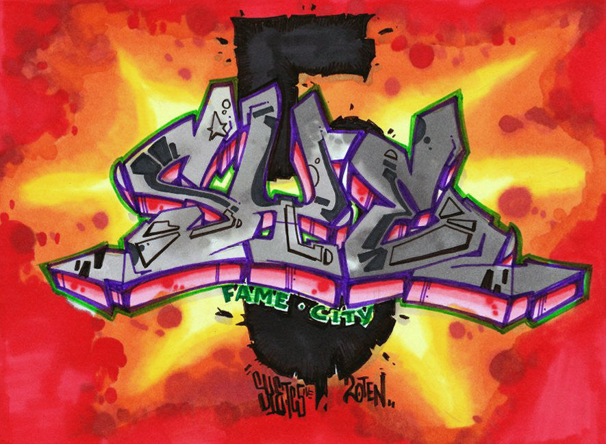 SYE - "Fire Crackler"  Blackbook Drawing #1