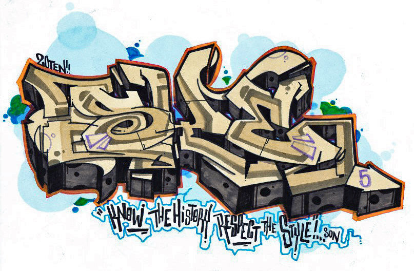 SYE - "Sye Knows"  Blackbook Drawing #4
