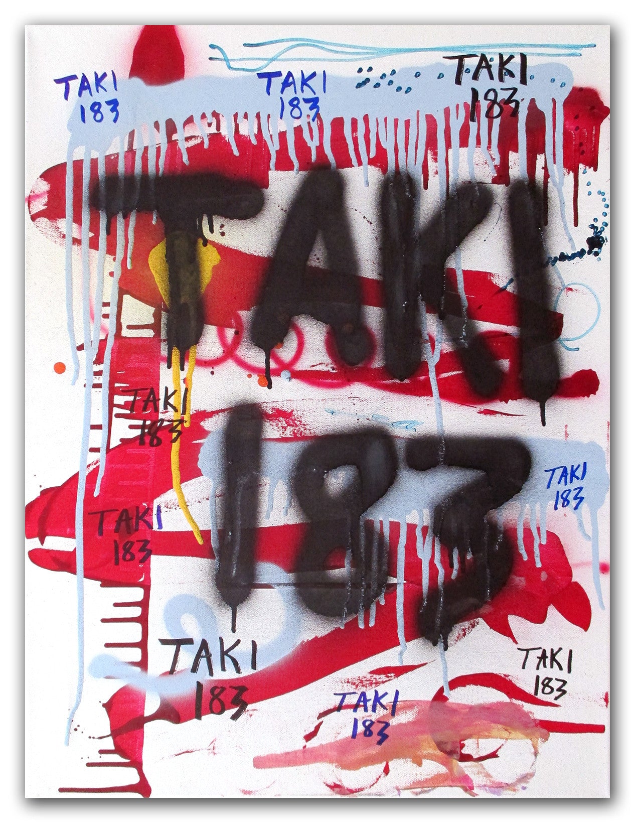 TAKI 183- "Untitled #12" On Canvas