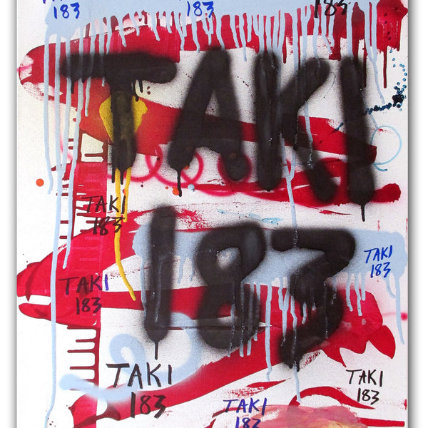 TAKI 183- "Untitled #12" On Canvas