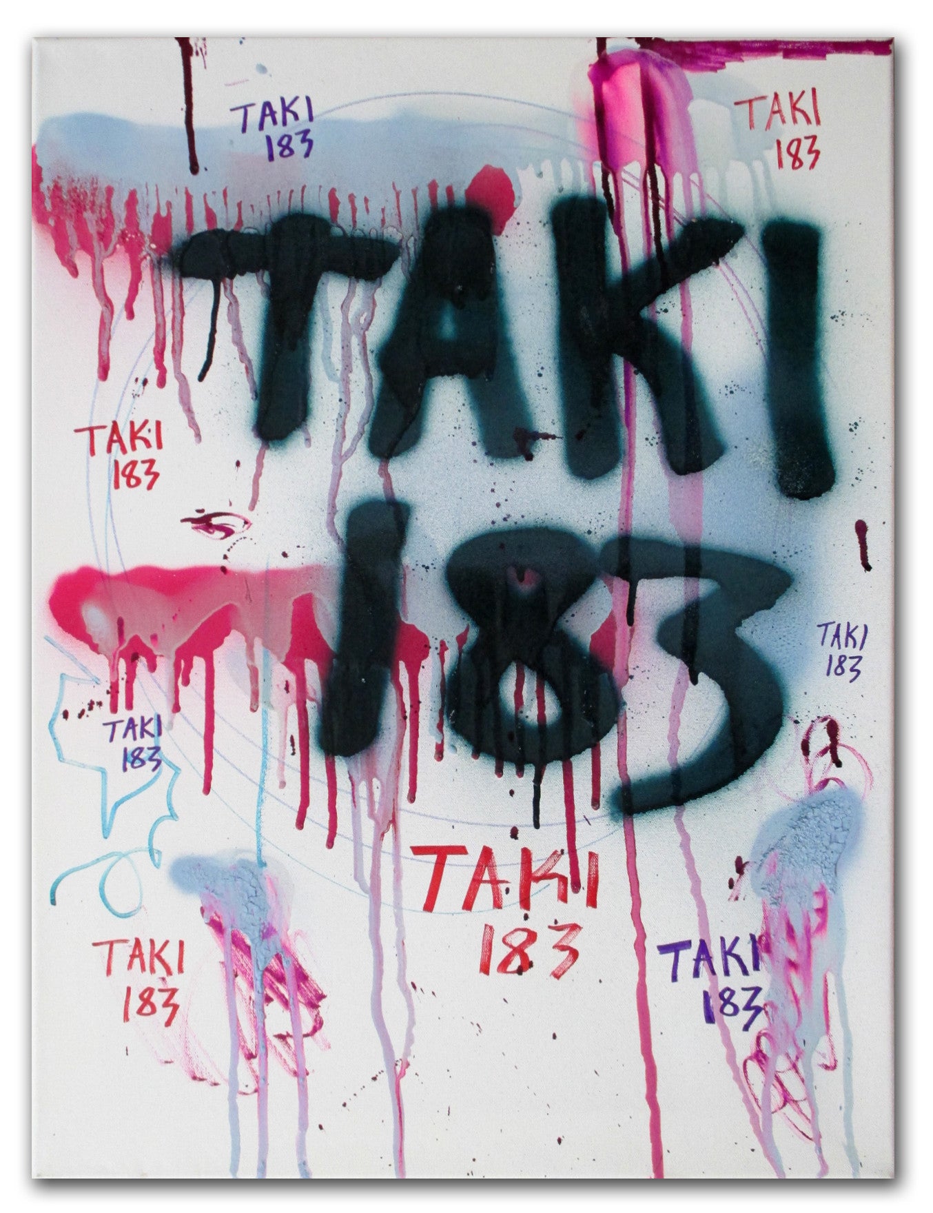TAKI 183- "Untitled #14" On Canvas