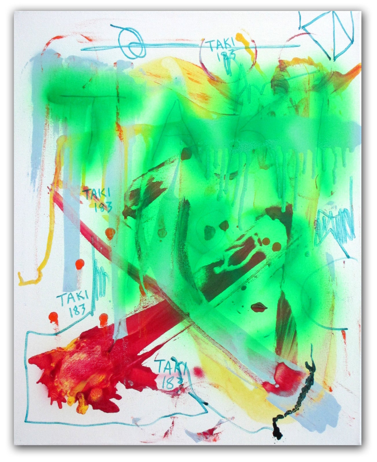 TAKI-183  "Untitled 4" on canvas