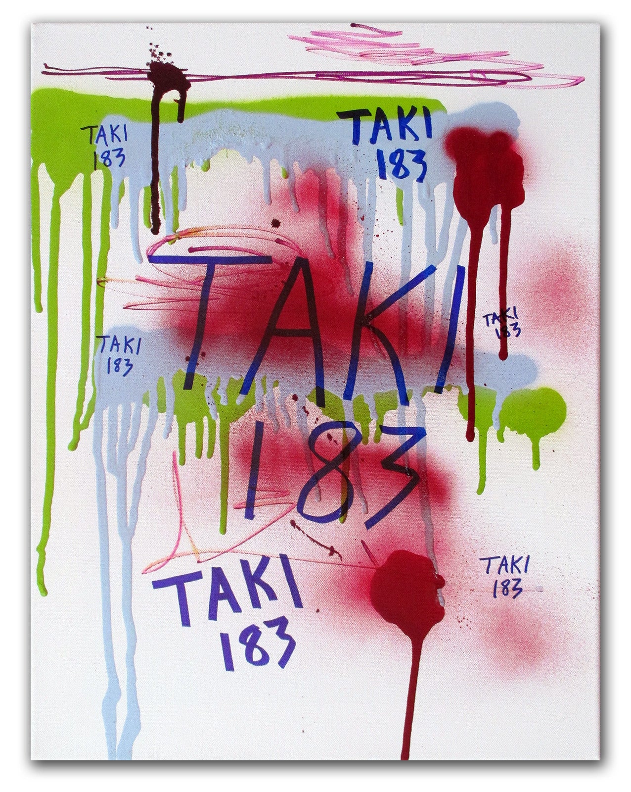 TAKI-183  "Untitled 8" on canvas