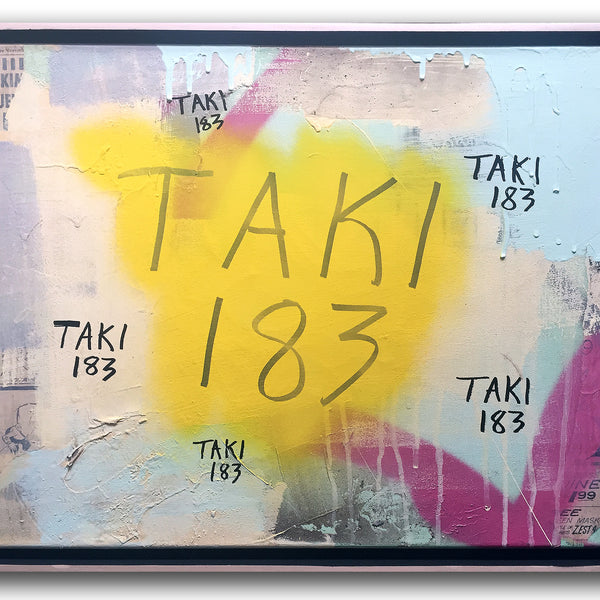 TAKI 183  "Collage 1" on canvas