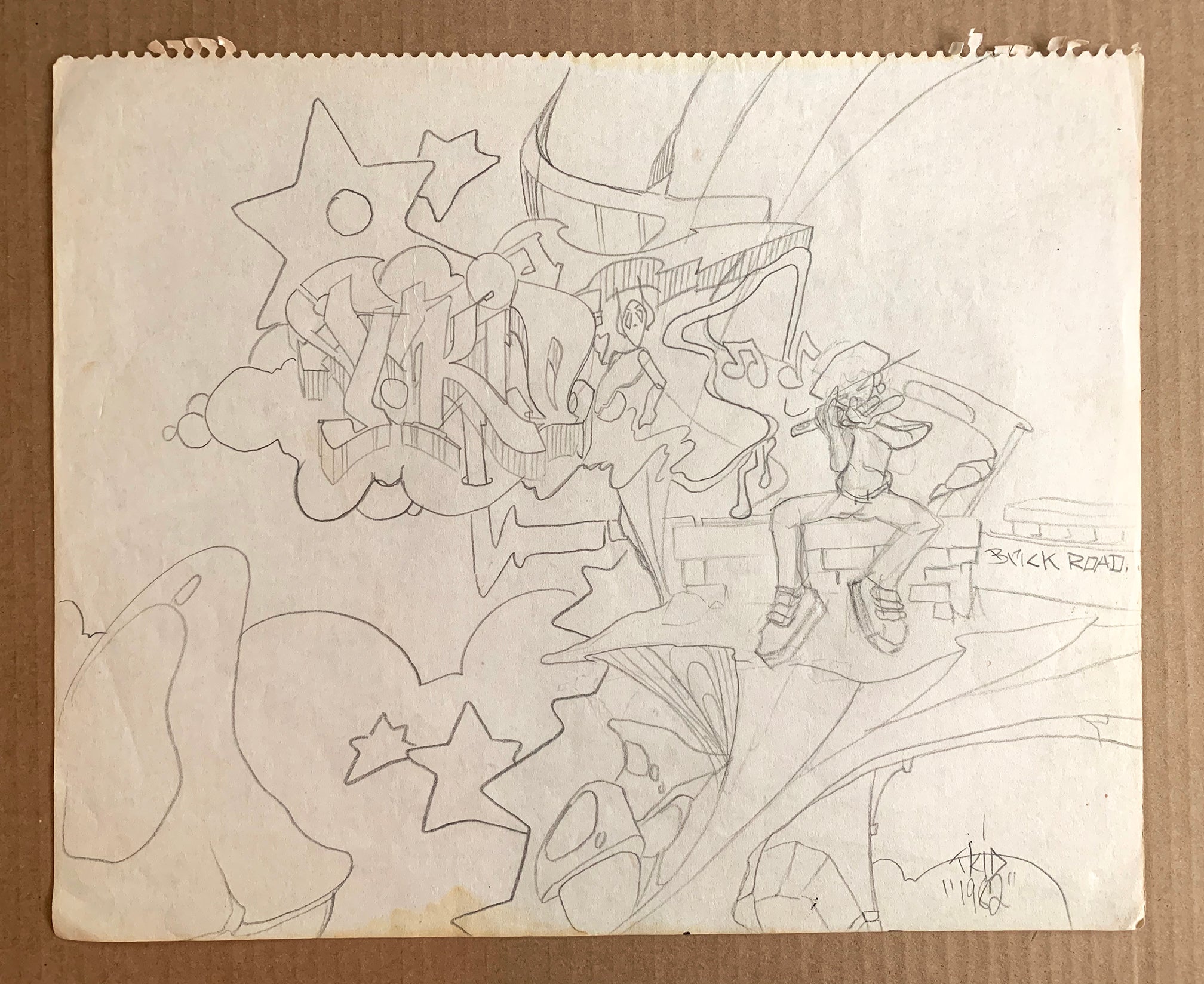 T-KID 170 - "Brick Road"Drawing 1982