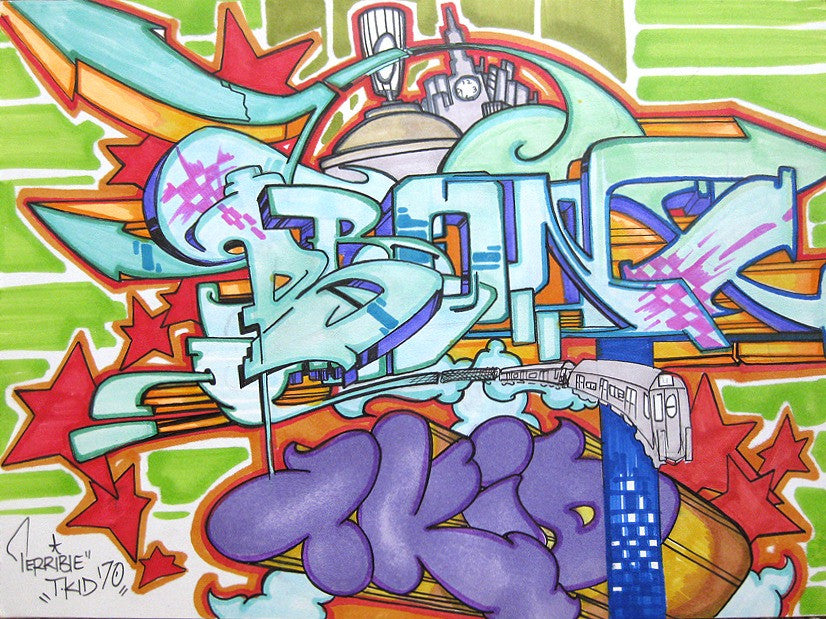 T-KID 170  - "Bronx" Drawing