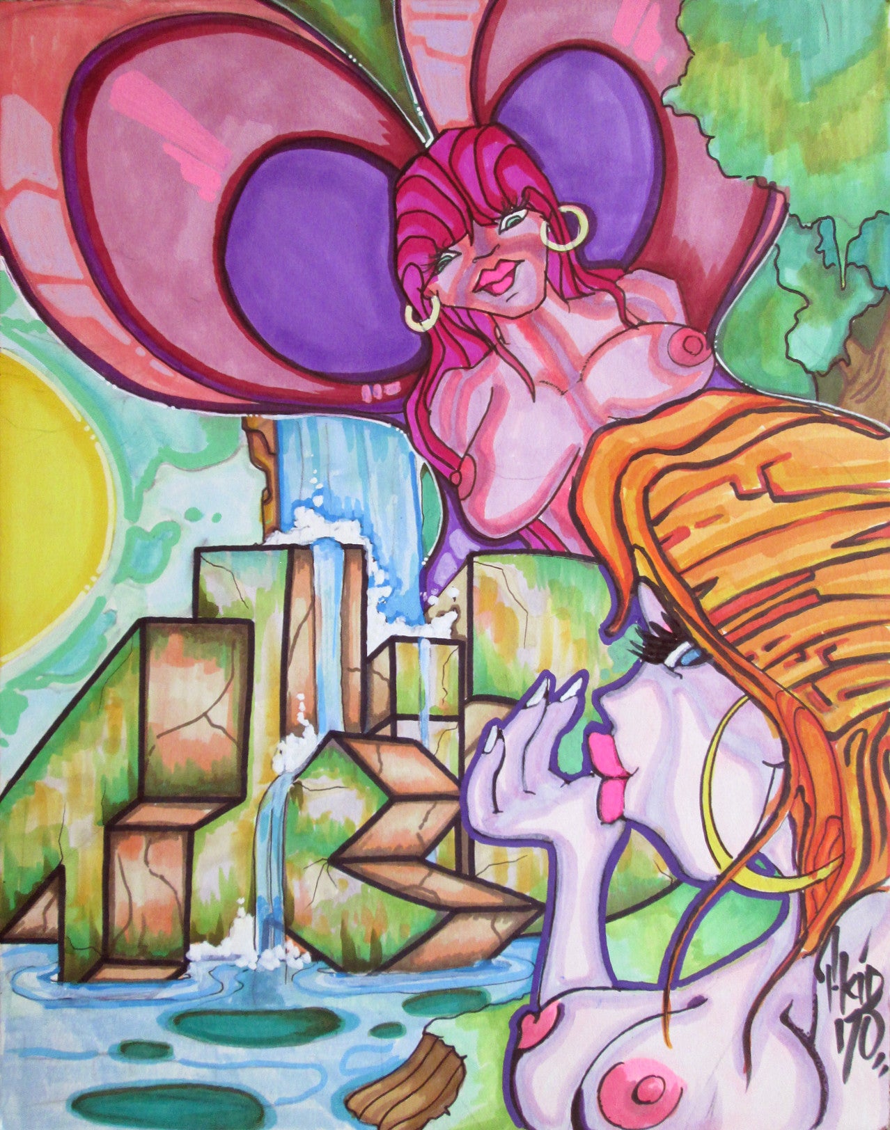 T-KID 170 - "Girls" Drawing
