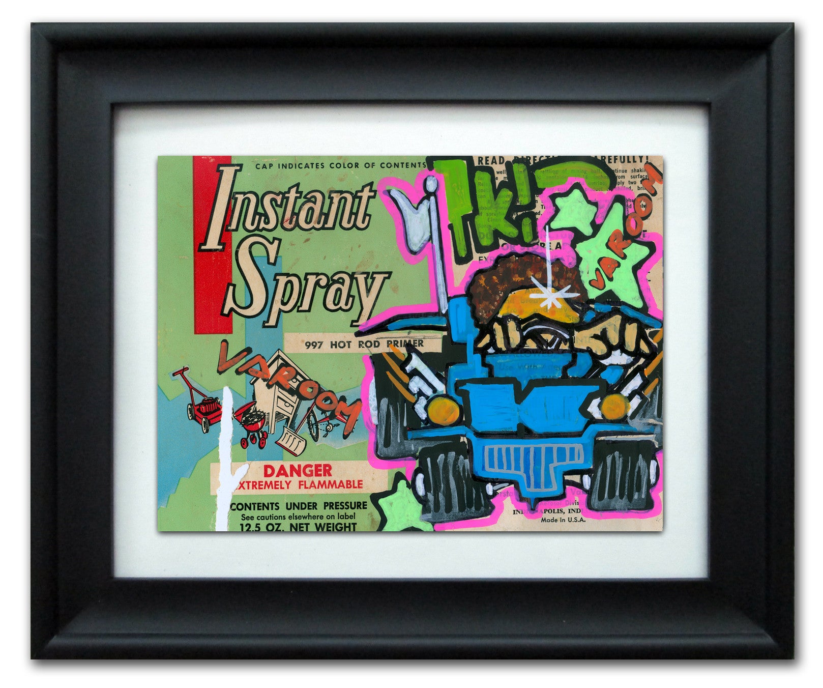 TKID 170- "Instant Spray" Vintage Label