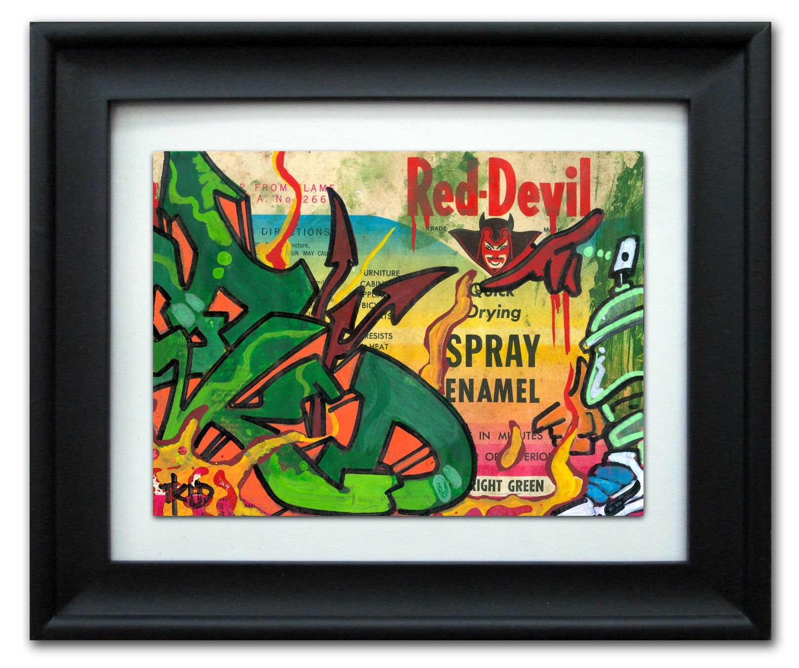 TKID- "Red Devil" Vintage Label