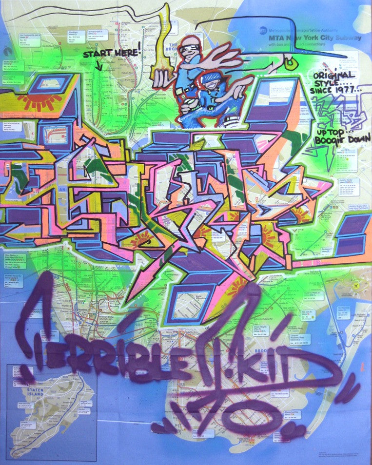 T-KID 170  -  "Terrible TKID" NYC Map