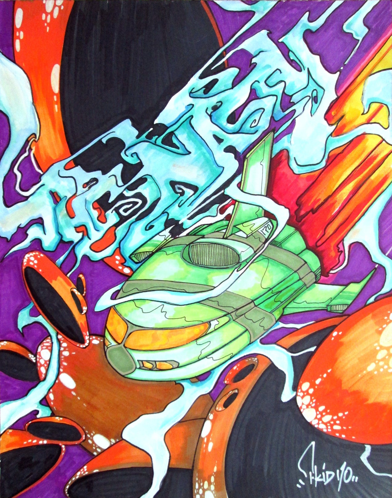 T-KID 170 - "Nasty" Drawing