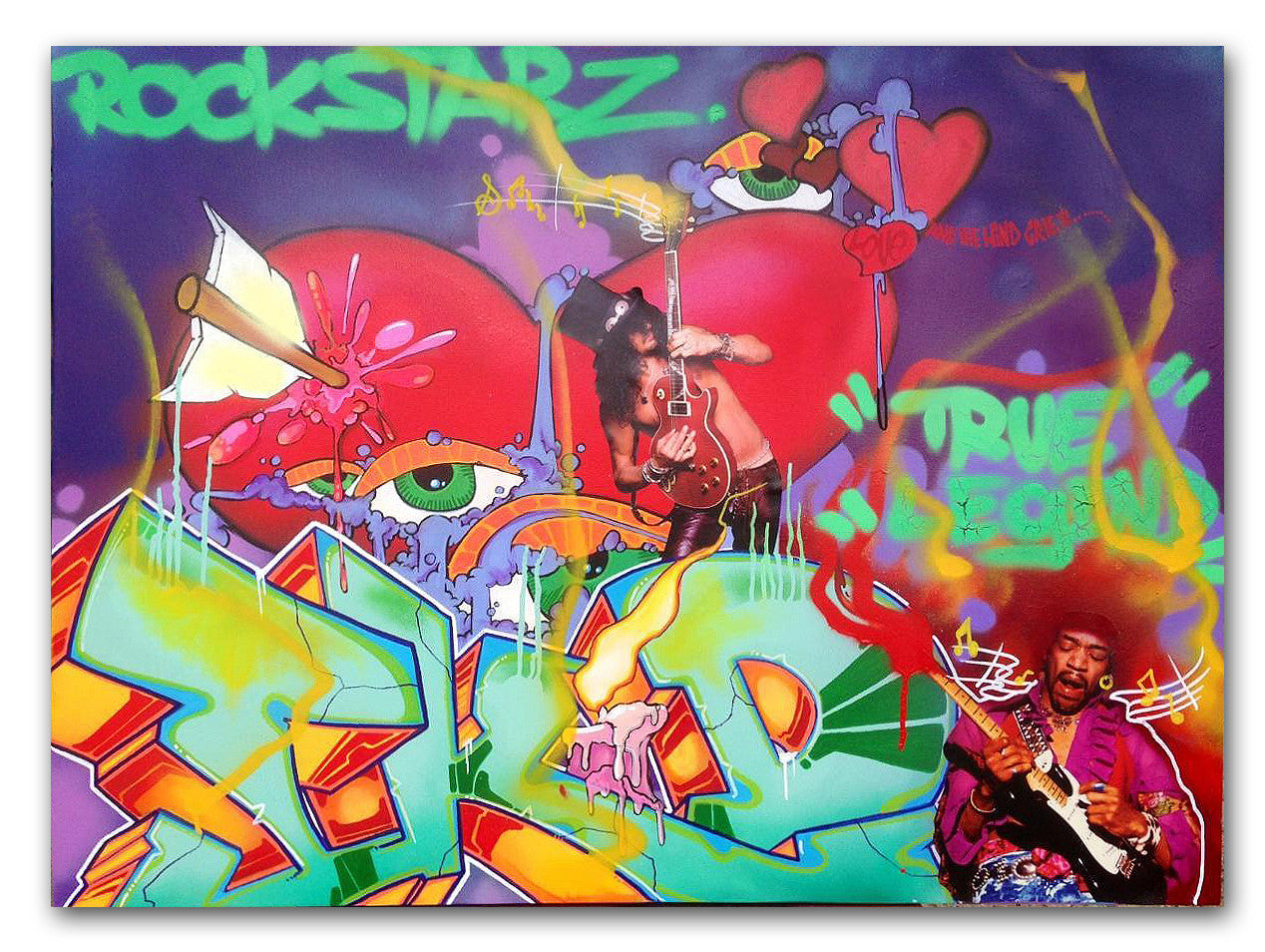 T-KID 170 - "Rockstarz" Painting