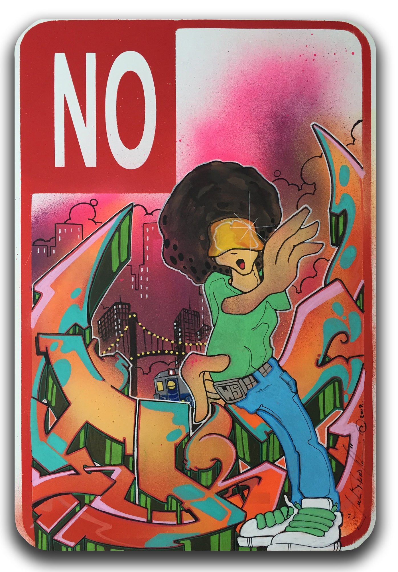 T-KID 170 - "Untitled" No Parking Sign