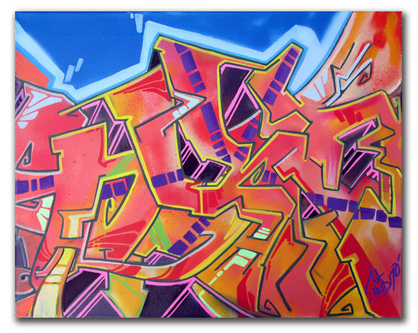 T-KID 170  - "Tkid Piece" Painting