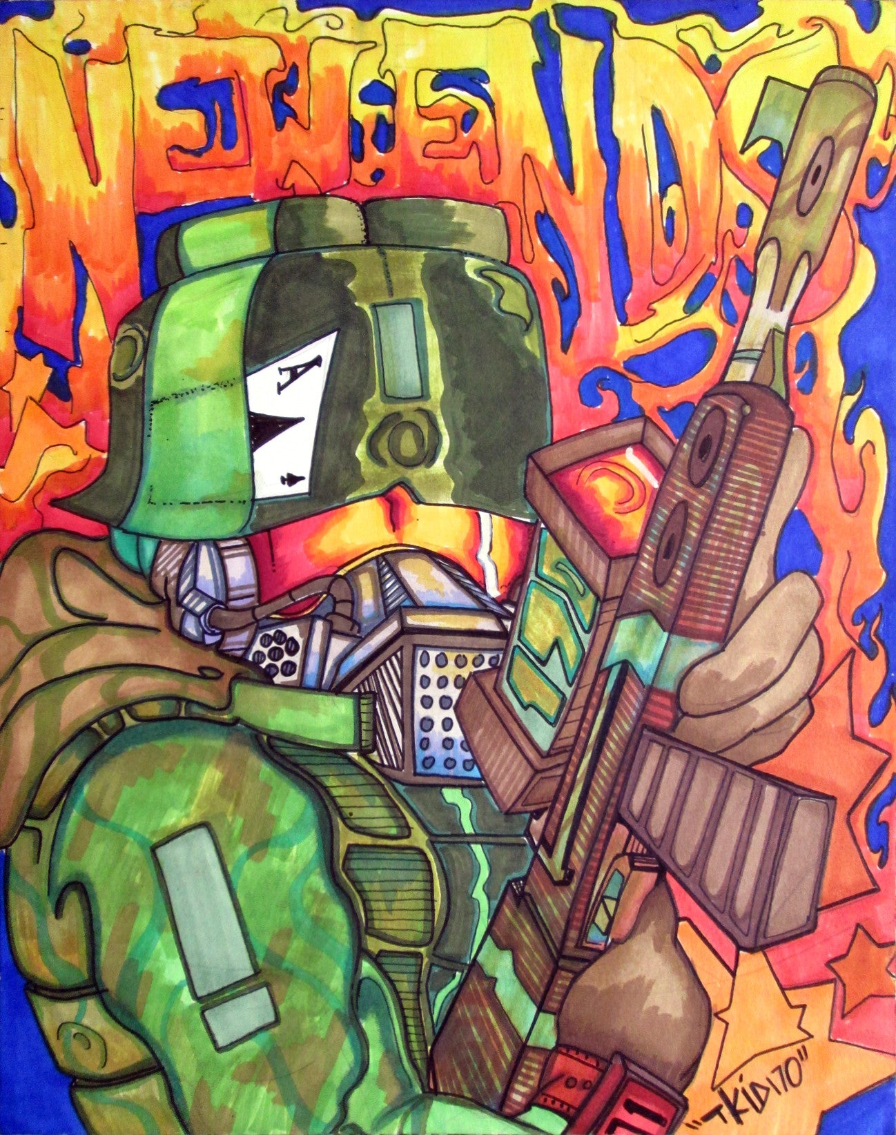 T-KID 170 - "The End" Drawing