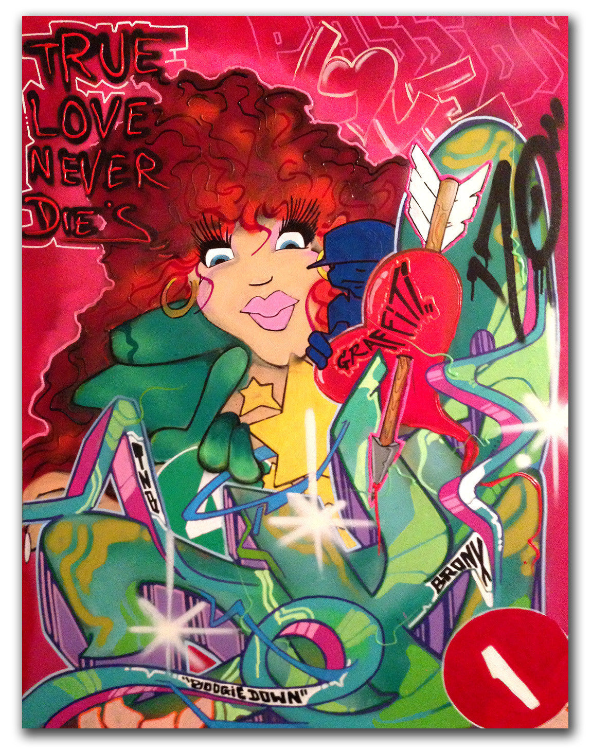 T-KID 170  - "True Love Never Dies" Painting