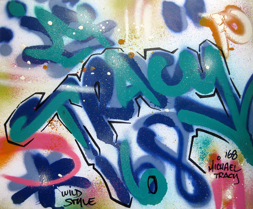 TRACY 168  "WildStyle "  Painting on paper