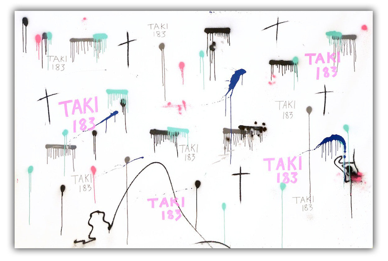 TAKI 183- "Untitled #3" On Canvas