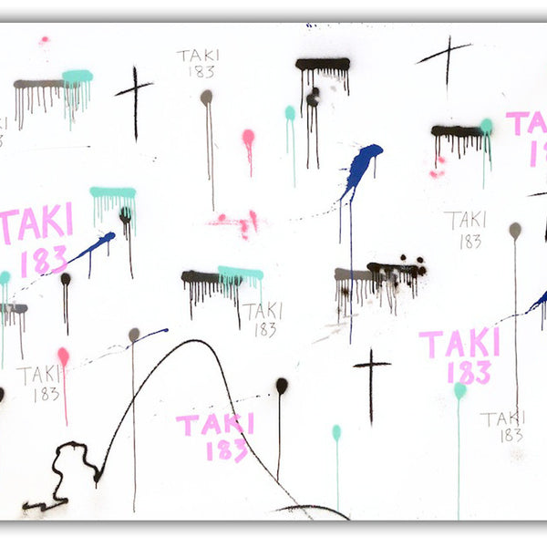 TAKI 183- "Untitled #3" On Canvas