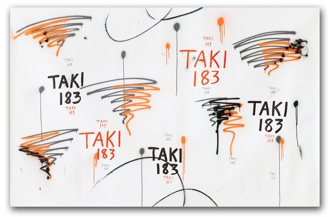 TAKI 183- "Untitled #2" On Canvas