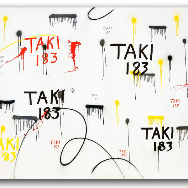 TAKI 183- "Untitled" On Canvas
