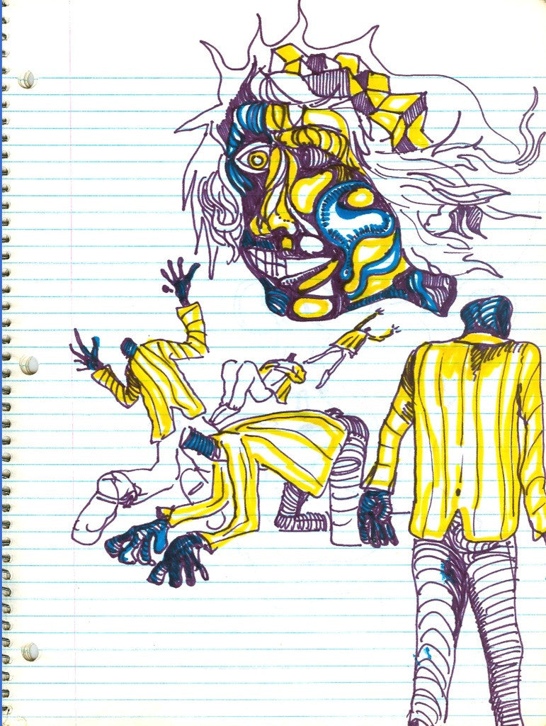 DANIEL JOHNSTON - "Untitled" Marker