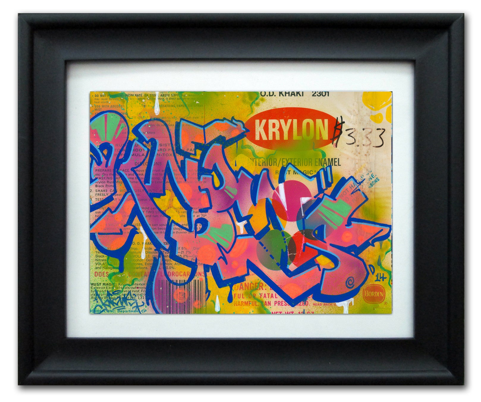 WANE COD - "Krylon" Vintage Label