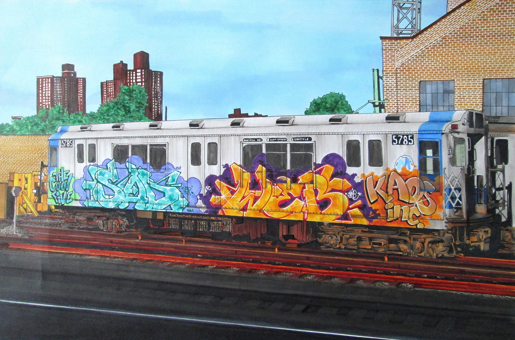 WEB ONE - TC5 - "WEB/SAD"  Blackbook Drawing