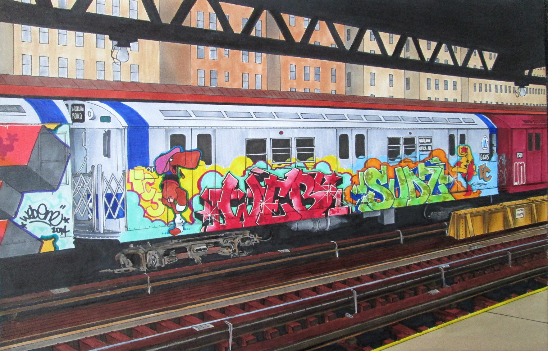 WEB ONE - TC5 - "WEB/SUDZ"  Blackbook Drawing