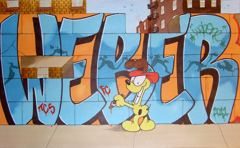 WEB ONE - TC5 - "Odie"  Blackbook Drawing