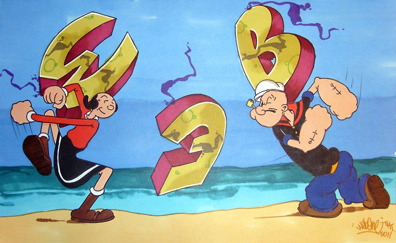 WEB ONE - TC5 - "Popeye"  Blackbook Drawing