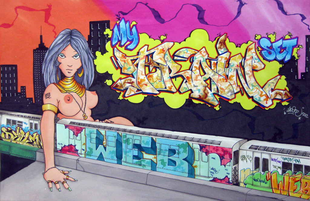 WEB ONE - TC5 - "Web Train2"   Drawing