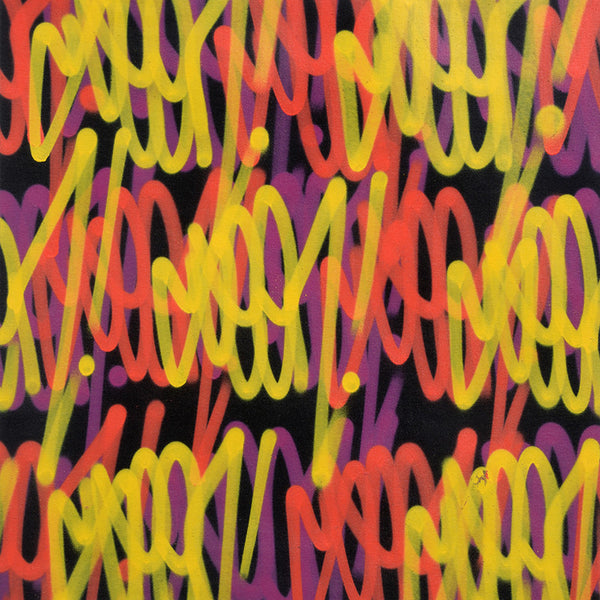 GRAFFITI ARTIST SEEN  -   "Multi  Tags"  Aerosol on  Canvas