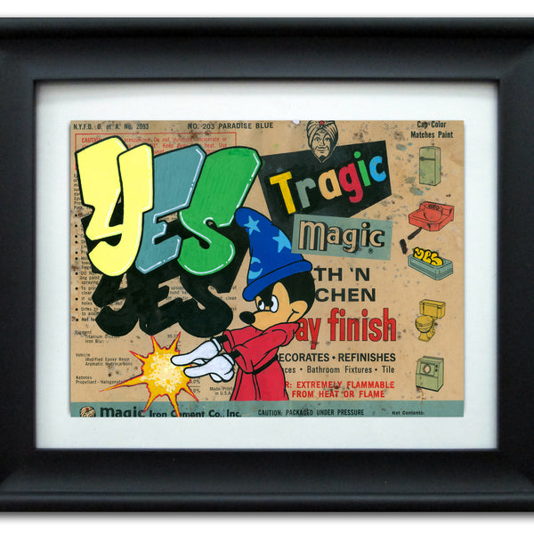 YES2 - "Tragic Magic" Vintage Label
