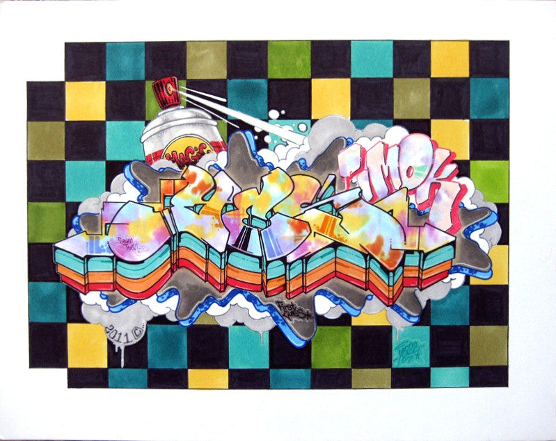 YES2 - "Seven Teen" Drawing