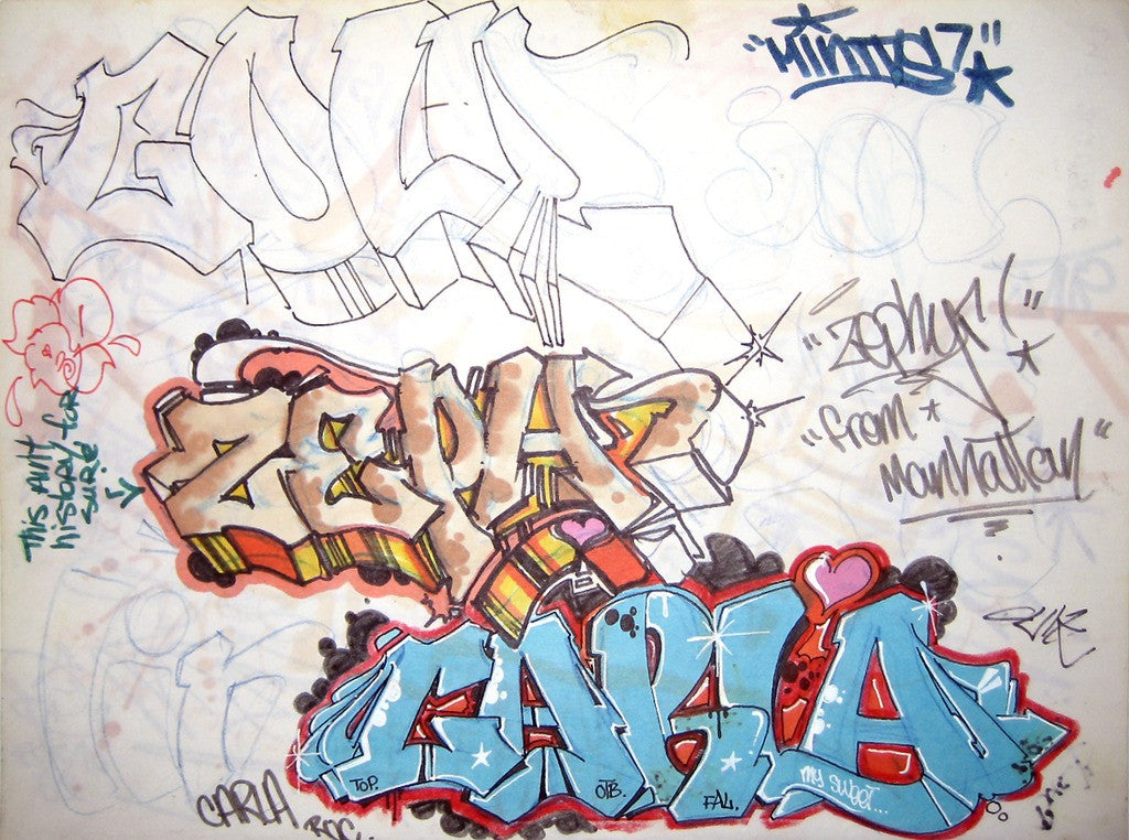 ZEPHYR - "Untitled" Black Book Page