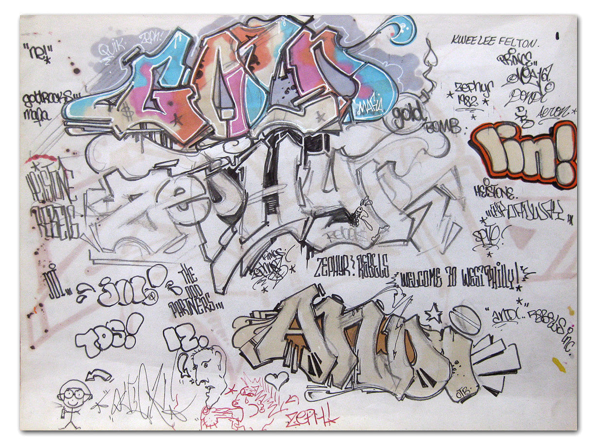 ZEPHYR - "Untitled" Black Book Page