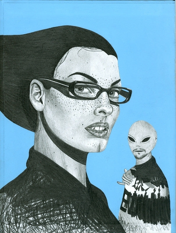 ALBERT REYES -  "Girl w/Alien"