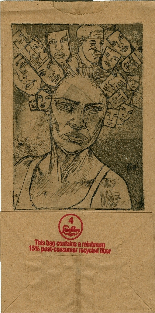 ALBERT REYES - "Faces" Etching