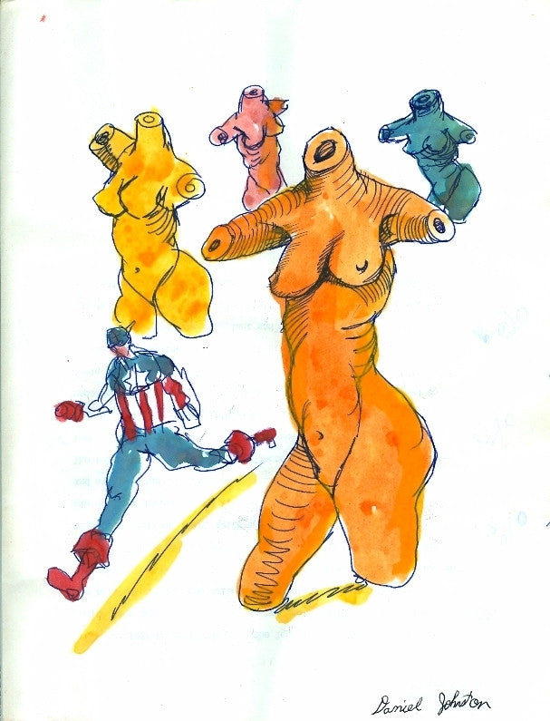 DANIEL JOHNSTON - "Untitled Cap #1"