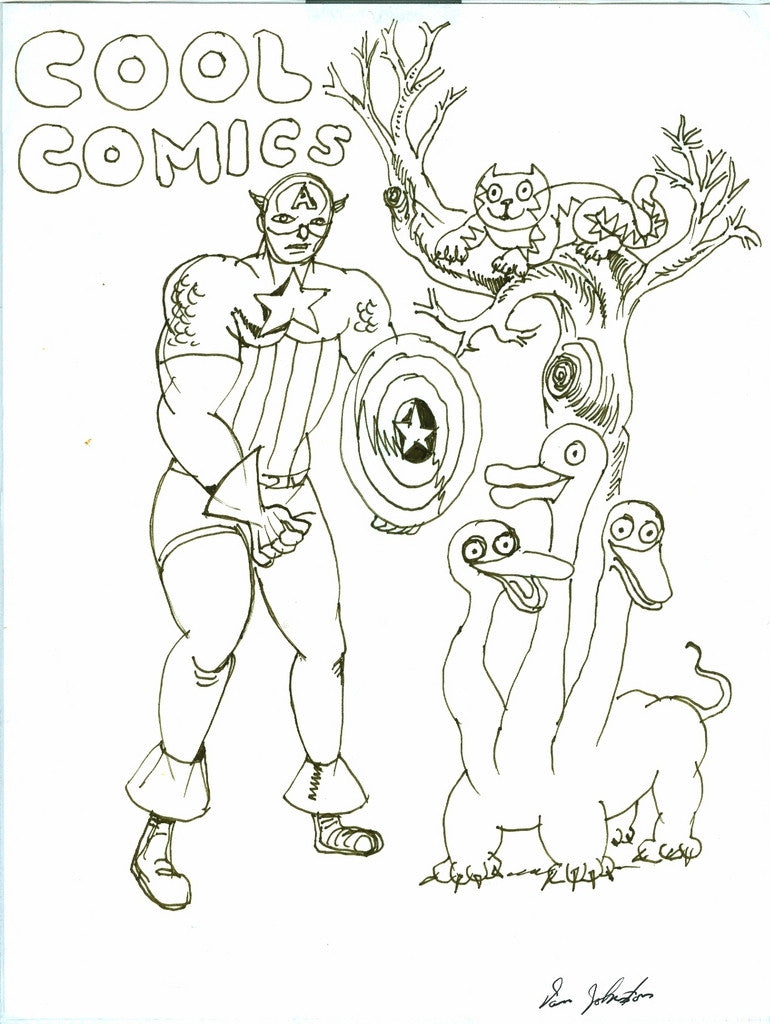 DANIEL JOHNSTON -  "Cool Comics"