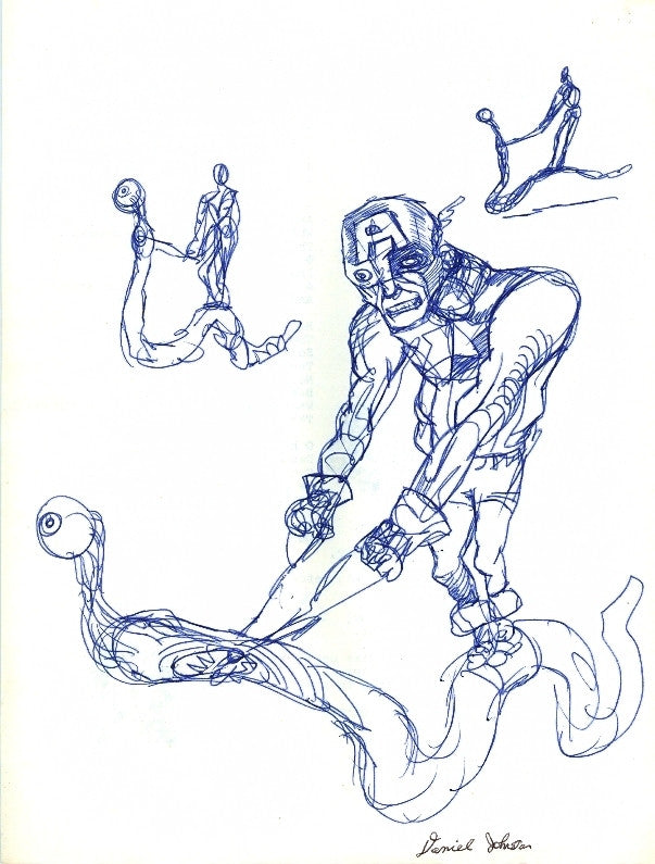 DANIEL JOHNSTON - "Captain Eye Ball Ride"