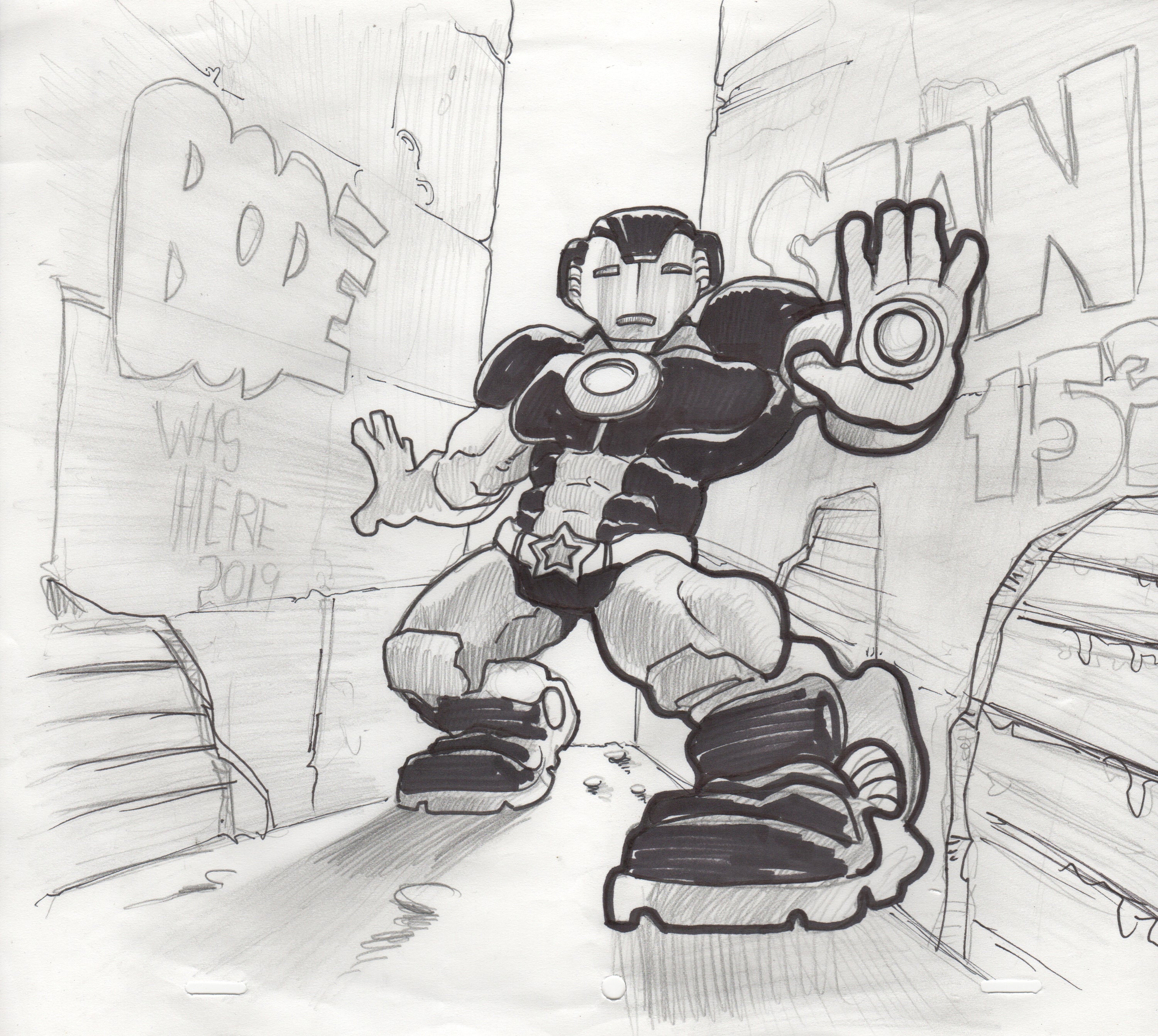 MARK BODE "Iron man" Tribute to STAN153"