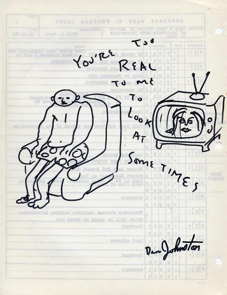 DANIEL JOHNSTON -  "Your too real"