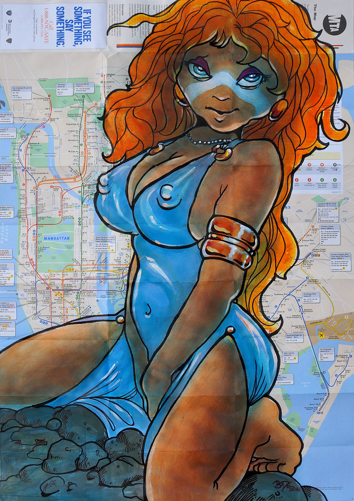 MARK BODE  "I come on the rocks" Map