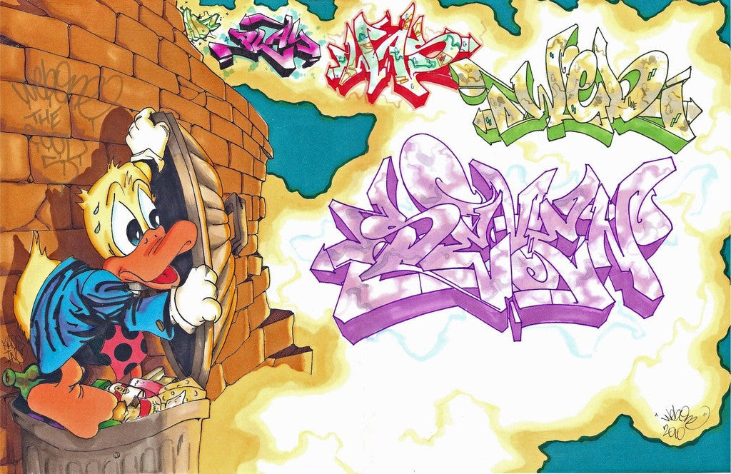 WEB - "Duck Season" Blackbook Drawing