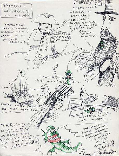 DANIEL JOHNSTON -  "Famous Weirdies"