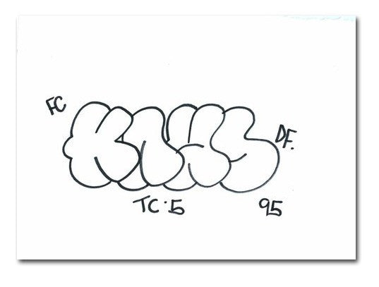 KAWS ONE  Untitled"  Black Book Drawing